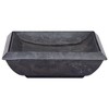 vidaXL Sink Black 19.7 in.x13.8 in.x3.9 in. Marble - 4 of 4