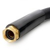 Apache 98108802 25 Foot Industrial Rubber Garden Water Hose with Heavy Duty MGHT x FGHT Brass Fittings and 1 Bend Restrictor, Black - 4 of 4