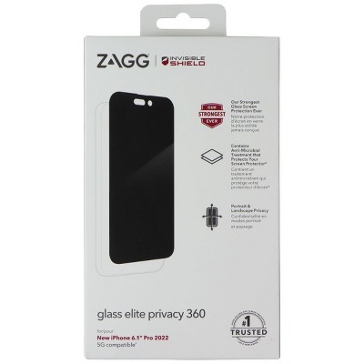 ZAGG Glass Elite Privacy 360 Screen Protector for Apple iPhone 14 Pro