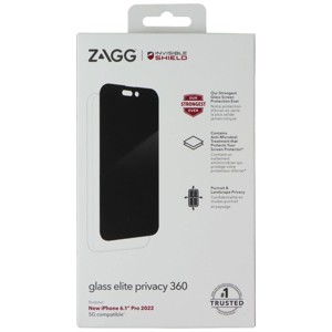 ZAGG Glass Elite Privacy 360 Screen Protector for Apple iPhone 14 Pro - 1 of 1