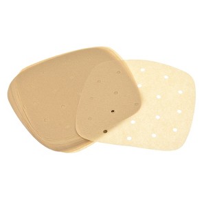 Unique Bargains Non-Stick Square Parchment Grilling Air Fryer Steaming Baking Mats 200 Pcs - 1 of 4