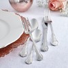 RiverRidge® 46pc Monogram Bouquet Silverware Set A-Z - image 2 of 4