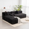 Whisen 110" Cloud Sectional Sofa Upholstered Couch Free-combined Sofa for Living Room - 3 of 4