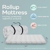 Babylicious Waterproof Pack N Play Mattress Topper Soft Memory Foam, Roll-Up Design, Breathable and Travel-Friendly– Twin Size (38" x 26") - 2 of 4