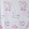 SKL Home Saturday Knight Ltd Meowgic Mythical Caticorn Design With Soft, Durable Fabric Shower Curtain - 70x72", Multi - 3 of 3