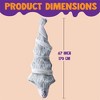 Joyfy 72" Hanging Life Size Cocoon Corpses Props, Halloween Decorations for Graveyard Halloween Haunted House, Hanging Decorations - 4 of 4