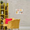Stupell Industries Botanicals over Geometrics 2pc Framed Giclee Art Set - 2 of 4