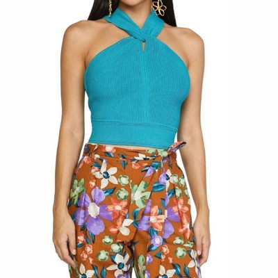 Women's Wo's Open Back Sweater Tank - current air