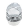 Unique Bargains Solid Color Disposable Baking Cups Aluminum Foil Greaseproof Paper 1.97"x1.18" 100 Pcs - 3 of 4