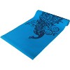 Wai Lana Yoga and Pilates Mat (Himalaya, Blue)- 1/4 Inch Extra Thick Non-Slip Stylish, Latex-Free, Lightweight, Optimum Comfort - 4 of 4
