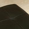 Christopher Knight Home Chatham Bonded Leather Storage Ottoman Dark Espresso: Rectangular Bench, Polyester Upholstery, Wood Frame - 4 of 4