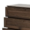 NicBex 4 Drawer Dresser for Bedroom,Modern Style Drawers with Brown Handle,Dressers for Kids Room,Living Room,Entry and Hallway,Walnut - 4 of 4