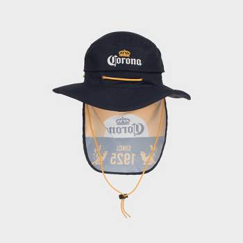 Men's Corona Printed Bucket Hat - Navy Blue