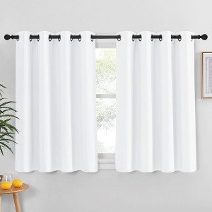 NICETOWN Grommet Top Blackout Curtains, Thermal Insulated Noise Reducing Window Drapes (Set of 2) - 1 of 4