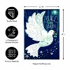 Evergreen Peace on Earth Dove Burlap Garden Flag 12 x 18 Inches Indoor Outdoor Decor - 4 of 4
