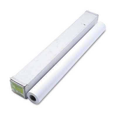 HP DesignJet Inkjet Large Format Paper, 4.9 mil, 42" x 150 ft, Coated White