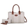 MKF Collection Davina Vegan Leather Women’s Tote Bag with wallet by Mia K - 2 of 4