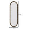 NicBex Antique Effec Full Length Mirror, Iron Art Wall Hanging Mirror, Full Body Mirror for Bedroom Living Room Entrance - 3 of 4