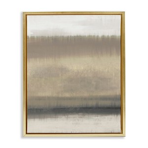 Stupell Industries Abstract Countryside Landscape Brown Grassland Painting Floating Frame Canvas Art - 1 of 4