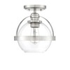 Savoy House Pendleton 1 - Light Semi-Flush Mount in  Satin Nickel - 4 of 4