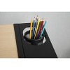 Racxily adjustable drawing drafting table desk with 2 drawers for home office and school with stool - 3 of 4