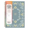 Blue Sky 5.875"x8.625" Weekly/Monthly Wirebound Planner Smooth Frosted Sammie Green - 3 of 4