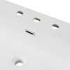 SEVOBAL Bathroom Sinks Vanity Top with Resin Basin and Three Faucet Holes Built-in Overflow Protection, White, 47.25"*19.75"*7" - 4 of 4