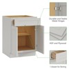 Kitchen Base Cabinet, Unassembled Cabinet with Adjustable Shelf without Top - 4 of 4