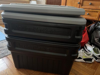 Rubbermaid 24 Gal. Action Packer Lockable Latch Storage Container