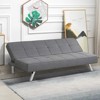 Tangkula 3-Seat Adjustable Sofa Bed Long Sofa with 3 Adjustable Angles for Living Room, Bedroom - 2 of 4