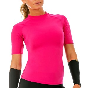 InstantFigure Activewear Compression Short Sleeve Top AWT025 - 1 of 4