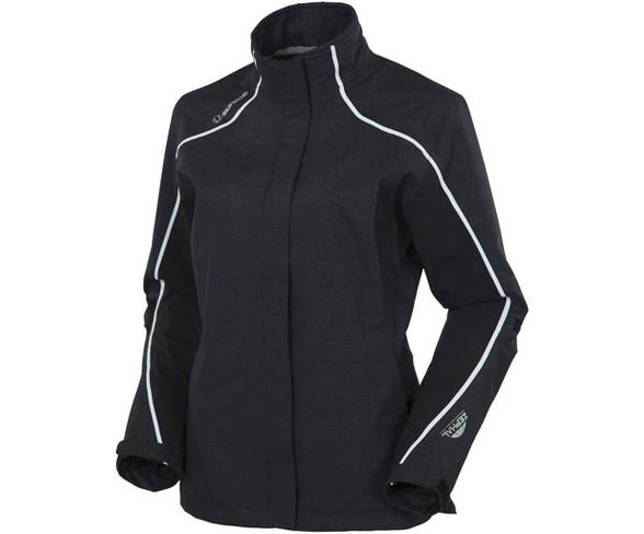 Women's Sunice Elan Zephal Jacket Black Lurex X-Small