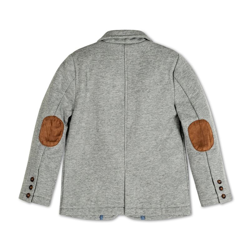 Hope & Henry Boys' Fleece Suit Blazer, Toddler, 3 of 9