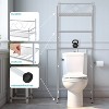 Home Zone Living Freestanding 3-Tier Over-the-Toilet Bathroom Storage Organizer, White - 2 of 4