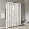 Stylish Eden Fretwork Curtain Panel, Lightweigh Sheer Fabric fits Various Rooms Decor for All Season - 2 of 4