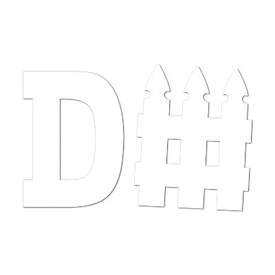 Beistle 23" D-Fence Cutouts Set 3/Pack 54179