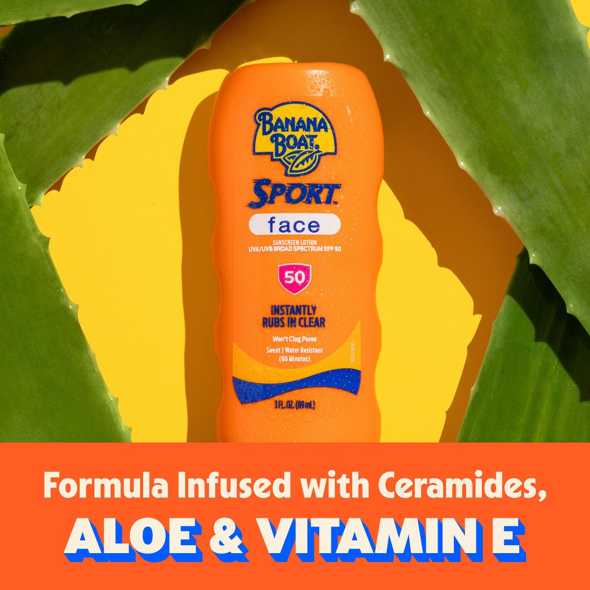 Banana Boat Sport Face Lotion - SPF 50 - 3 fl oz - thumbnail 4