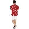 LA LEELA Mens Hawaiian Shirts Short Sleeve Button Down Shirt Men's Pirates Shirts Beach Holiday Hawaii Shirts for Men Funny - 4 of 4