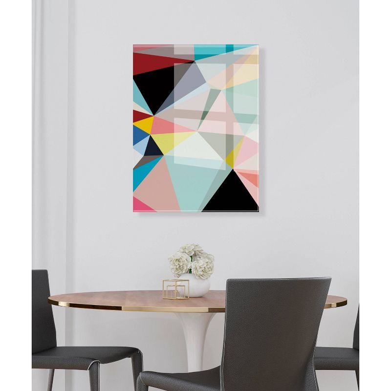 23&#34; x 31&#34; Happy Retro Mood by Dominique Vari Floating Acrylic Unframed Wall Canvas - Kate & Laurel All Things Decor: UV-Resistant, Easy-Mount, 6 of 7