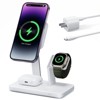 ESR 25W 3-in-1 Wireless Charger with MagSafe + CryoBoost - Arctic White - 2 of 4