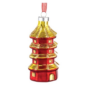 Every Day is Christmas Glass Blown Decoration Cute Hand Made Figurines Christmas Tree Ornament In Gift Box - 1 of 4