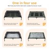 Portable Large Elevated Dog Bed with Removable Bolster & Durable Metal Frame for Camping Travel Outdoor Indoor Use Pets up to 88lbs - 4 of 4