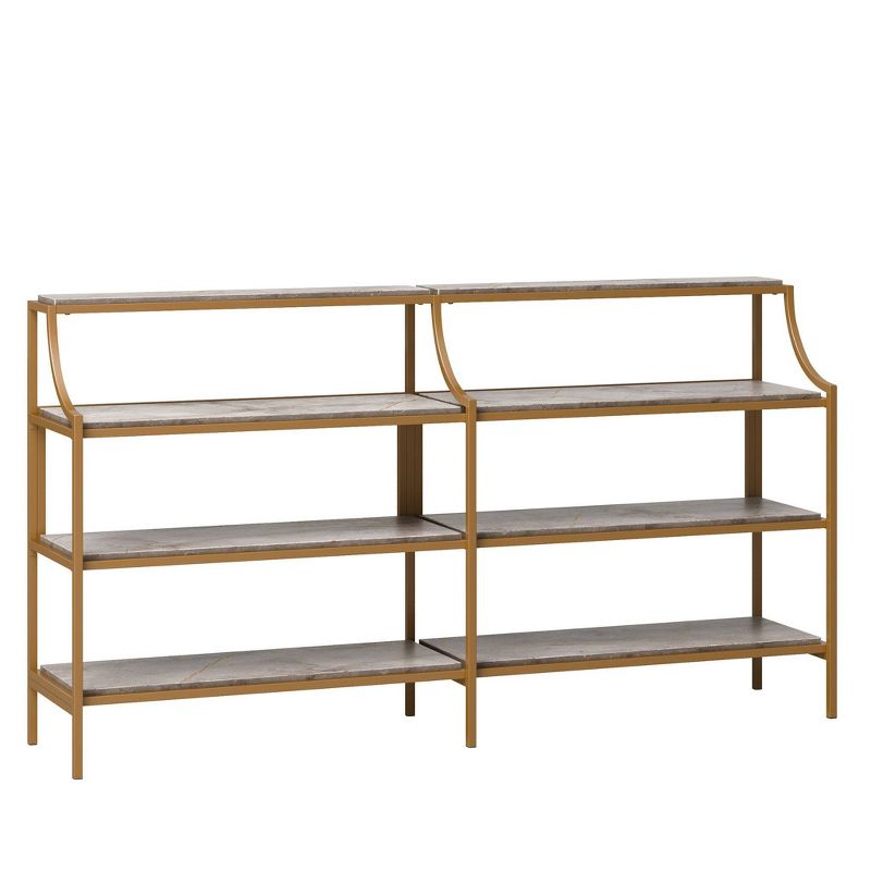 International Lux Metal Frame Console Table - Sauder, 1 of 5