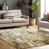 Washable Modern Abstract Rug Non Slip Low Pile Rug Soft Contemporary Throw Floor Cover Foldable Indoor Carpet for Living Room Bedroom - 2 of 4