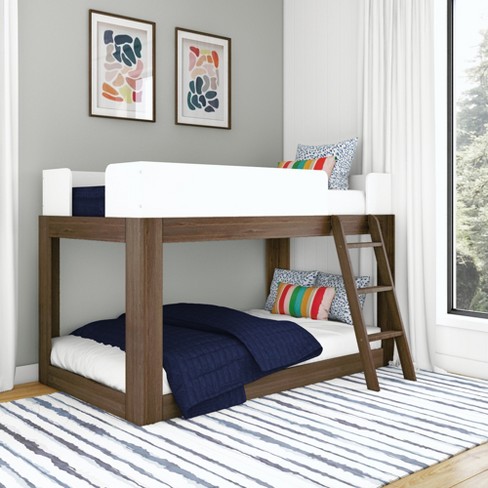 Modern low shops bunk bed