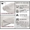 Home Weavers Double Ruffle Collection 100% Cotton Tufted Bathroom Rug Set, Non-Slip Latex Bath Rug Set - 4 of 4