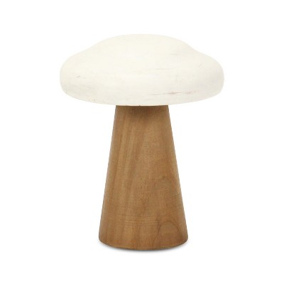 Cheung's Hareton Forest Mushroom Table Decor - Brown & White - Medium