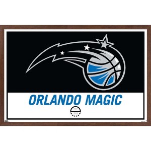 Trends International NBA Orlando Magic - Logo 21 Framed Wall Poster Prints - 1 of 4