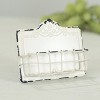 VIP Metal 5 in. White Weathered Card Holder - 2 of 4
