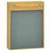 vidaXL Mirror Cabinet 11.8 in.x3.9 in.x15.7 in. Solid Wood Teak - 4 of 4